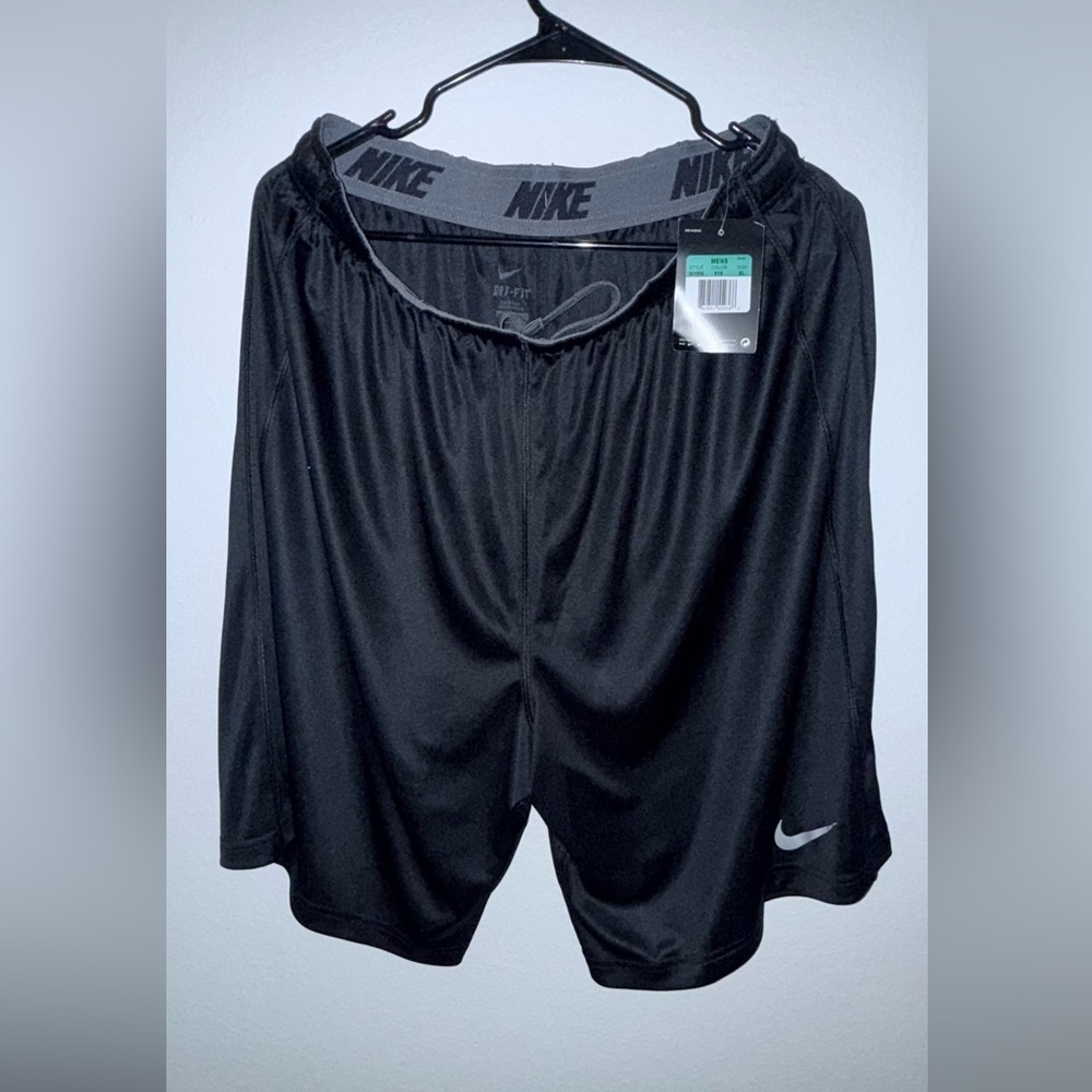 Nike Men's Jet Black Sports Shorts